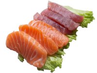 Sashimi salmon tuna - Hayai Tilburg
