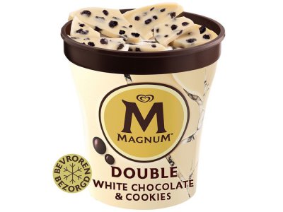 Magnum White Chocolate & Cookies 440ml - Kashmir Kitchen Utrecht