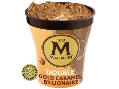 Magnum Double Gold Caramel Billionaire 440ml - Kashmir Kitchen Maarssen