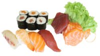 Menu D 16 st (Sushi en sashimi mix, 1 persoon)  - Daisuki Sushi Hoensbroek
