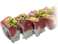 Softshell spicy tuna roll - Hayai Den Bosch