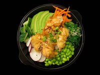 Crispy salmon bowl - I Love Sushi Ede