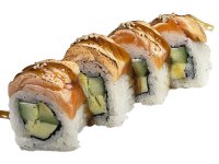 Flaming salmon roll - My Sushi Nieuwegein