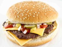 Cheese beefburger menu - FMC Roosendaal