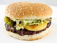 Sweet onion beefburger menu - Famous Mister Chicken Roosendaal