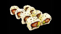 Uramaki tempura ebi roll - I Love Sushi & Wok Wageningen