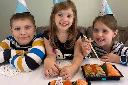 Sushi catering voor verjaardagsfeesten